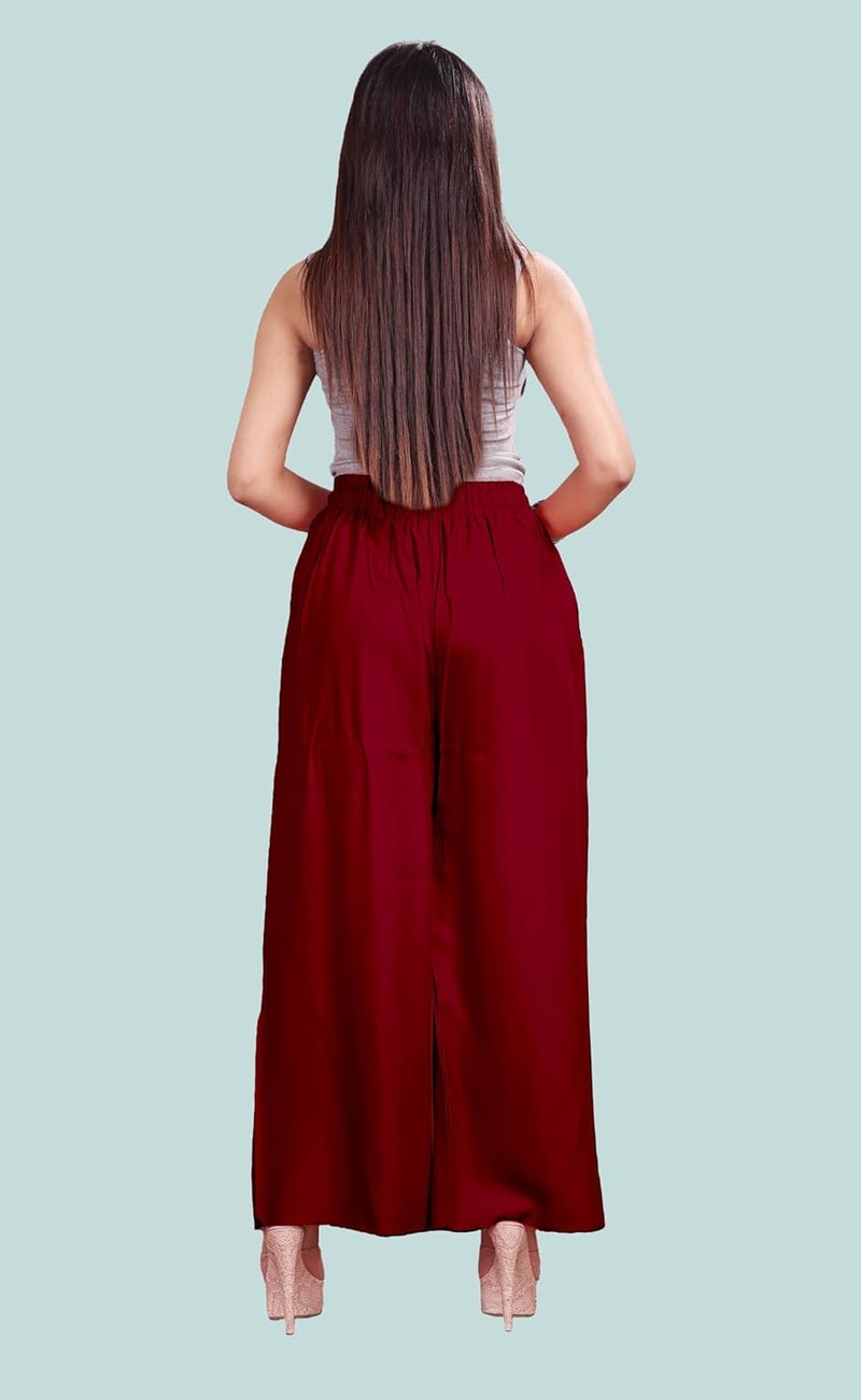 VIG TRENDS Women's Wide Leg Palazzo Pants, High Waist, Drawstring Closure, Casual Loose Fit Trousers - Image 5